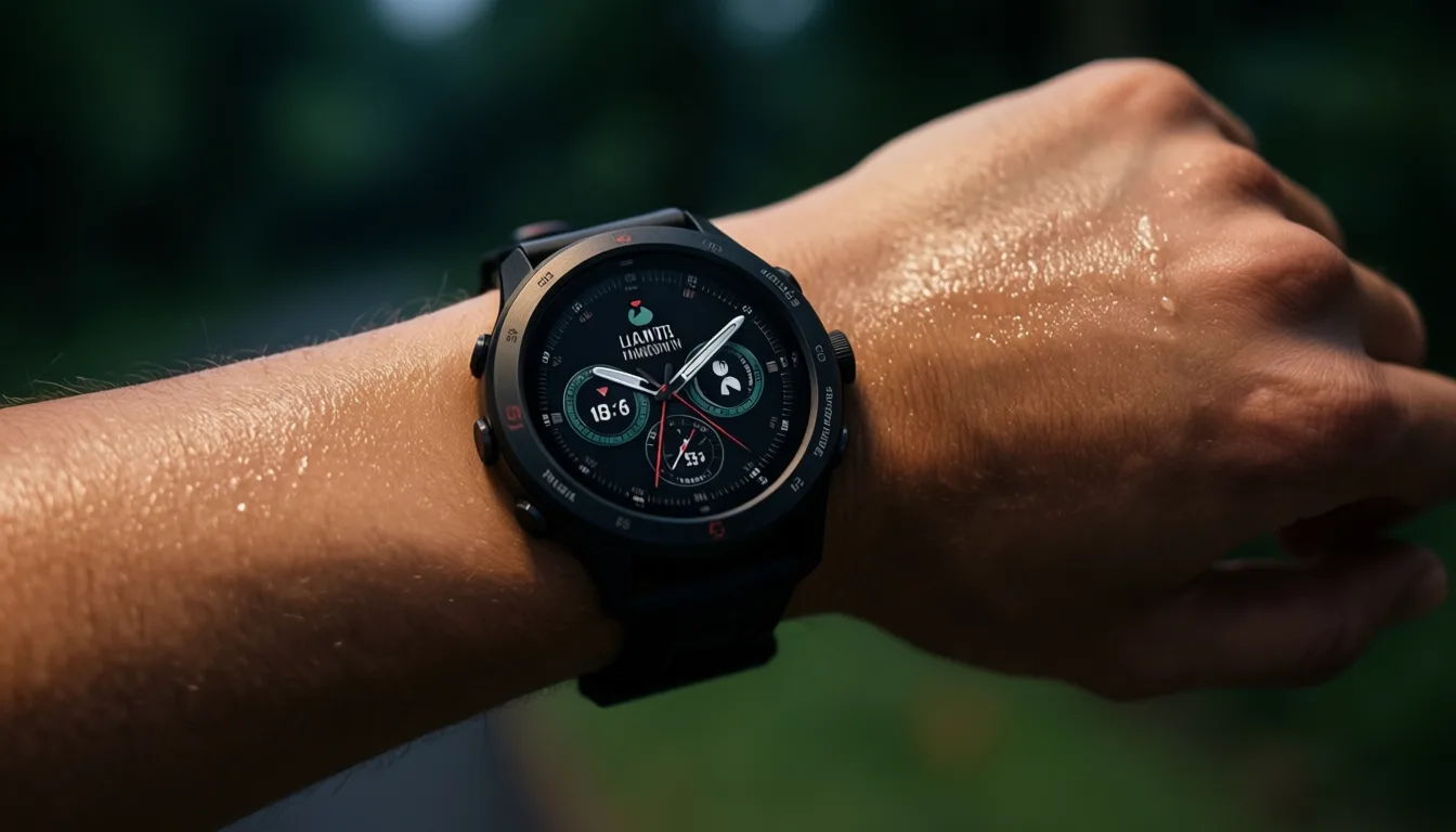 endurance watch glowing in low light