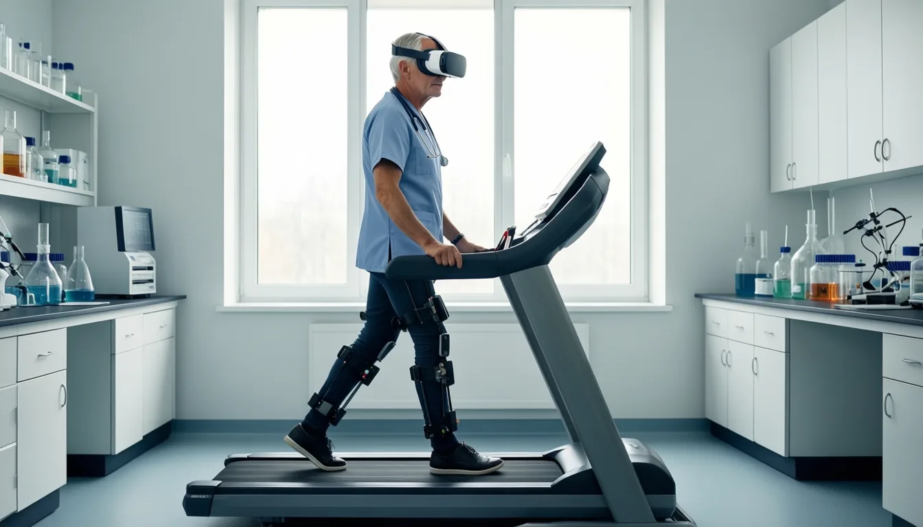 VR Treadmills and Hospital-Stay Rescue: Engineering Out Age-Related Decline
